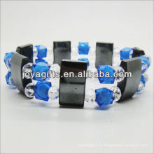 01B5007 / Nouveaux produits pour 2013 / hematite spacer Bracelet bracelet bijoux / Hematite Bracelet / Hematite Magnétique